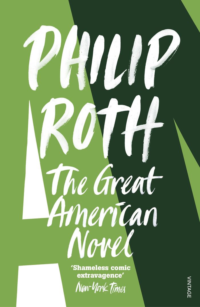 Couverture du livre « THE GREAT AMERICAN NOVEL » de Philip Roth, librairie Les Contes Infusés à Corte