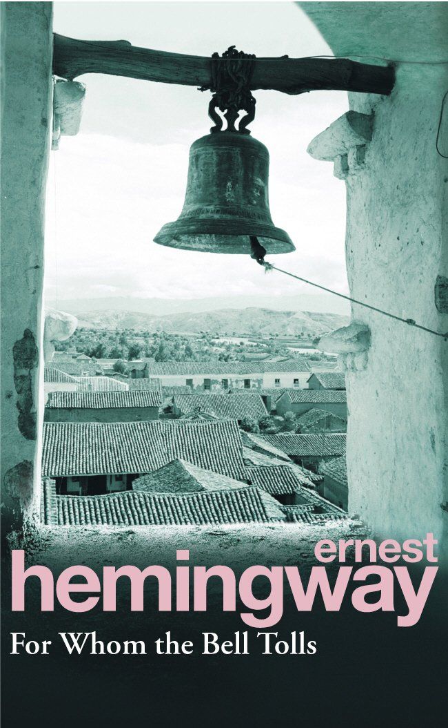 Couverture du livre « FOR WHOM THE BELL TOLLS », librairie Les Contes Infusés à Corte