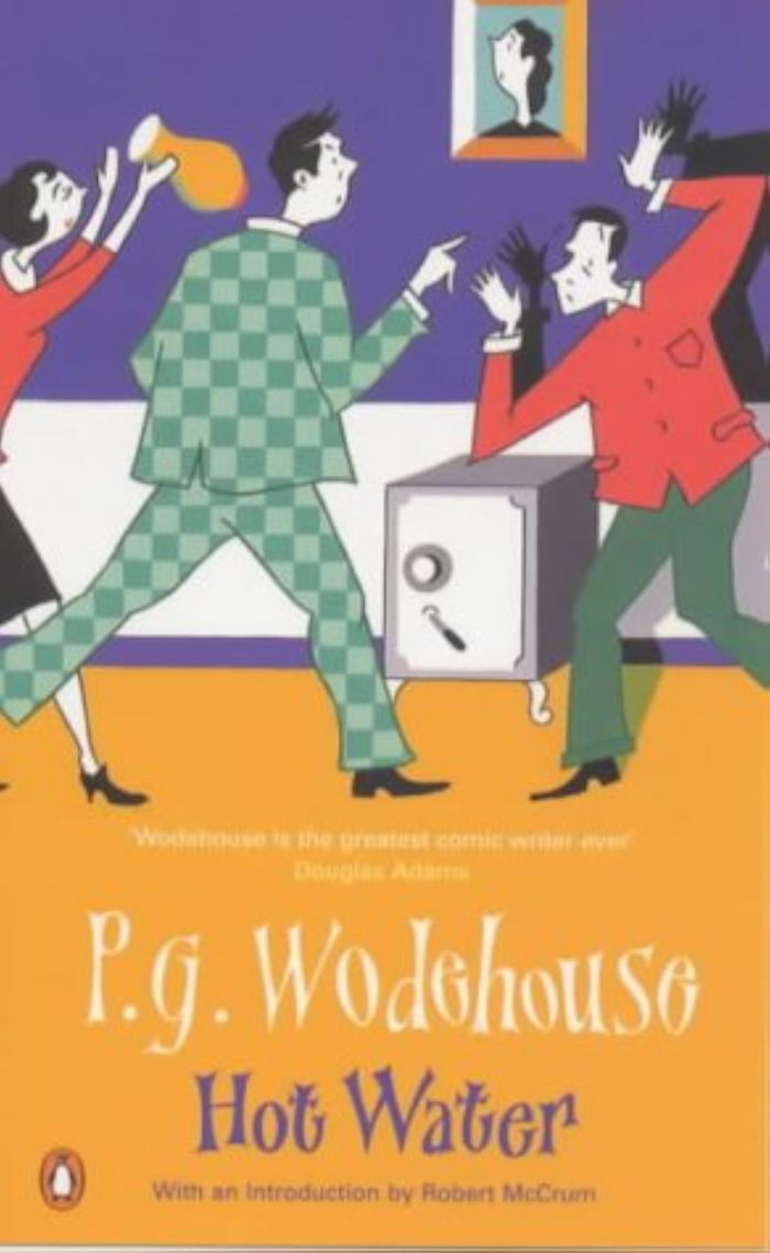 Couverture du livre « HOT WATER » de Woodehouse, librairie Les Contes Infusés à Corte