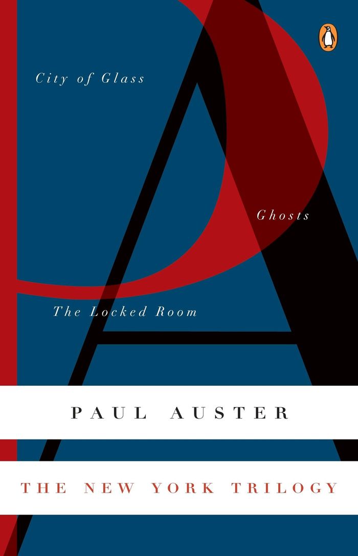 Couverture du livre « THE NEW YORK TRILOGY » de Paul Auster, librairie Les Contes Infusés à Corte