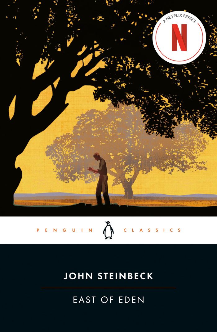 Couverture du livre « EAST OF EDEN » de Steinbeck/wyatt, librairie Les Contes Infusés à Corte