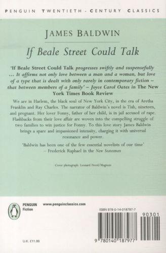 Quatrième de couverture de « PENGUIN MODERN CLASSICS - IF BEALE STREET COULD TALK »