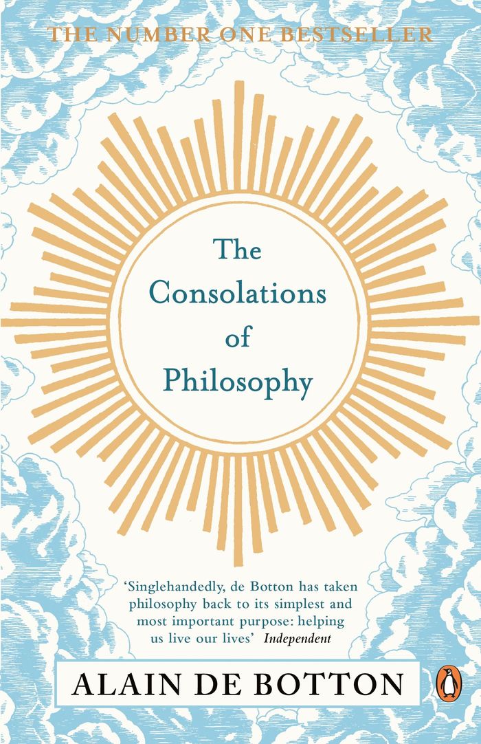 Couverture du livre « THE CONSOLATIONS OF PHILOSOPHY » de De Botton Alain, librairie Les Contes Infusés à Corte