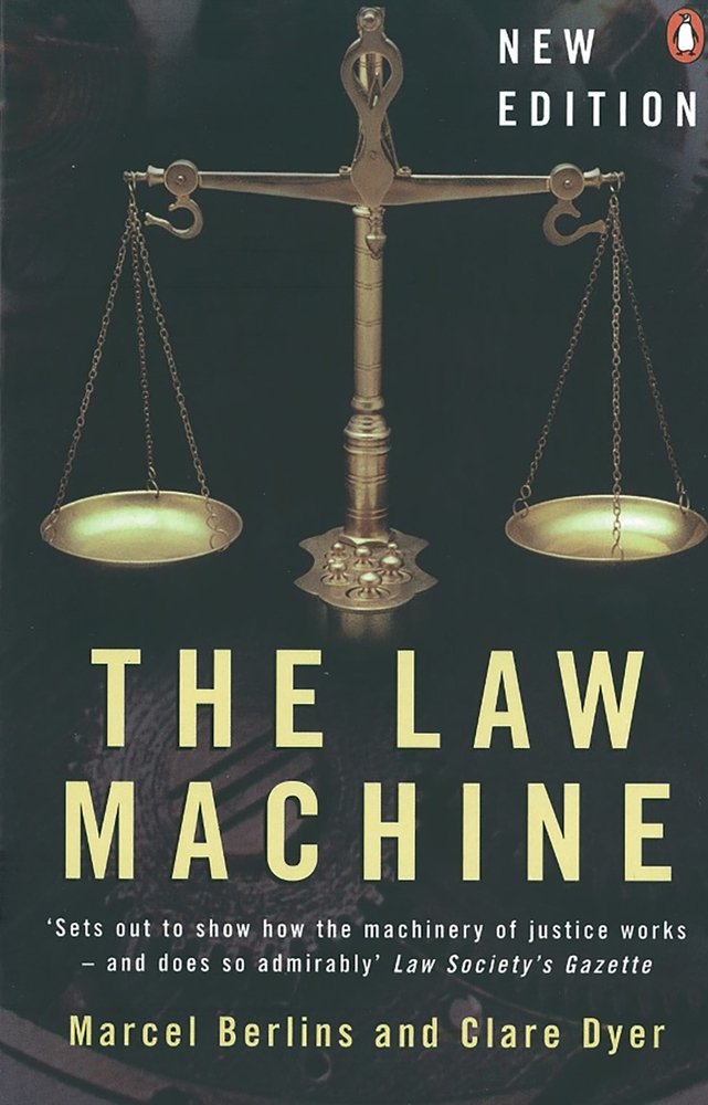 Couverture du livre « THE LAW MACHINE » de Berlins, Marcel, Dye, librairie Les Contes Infusés à Corte