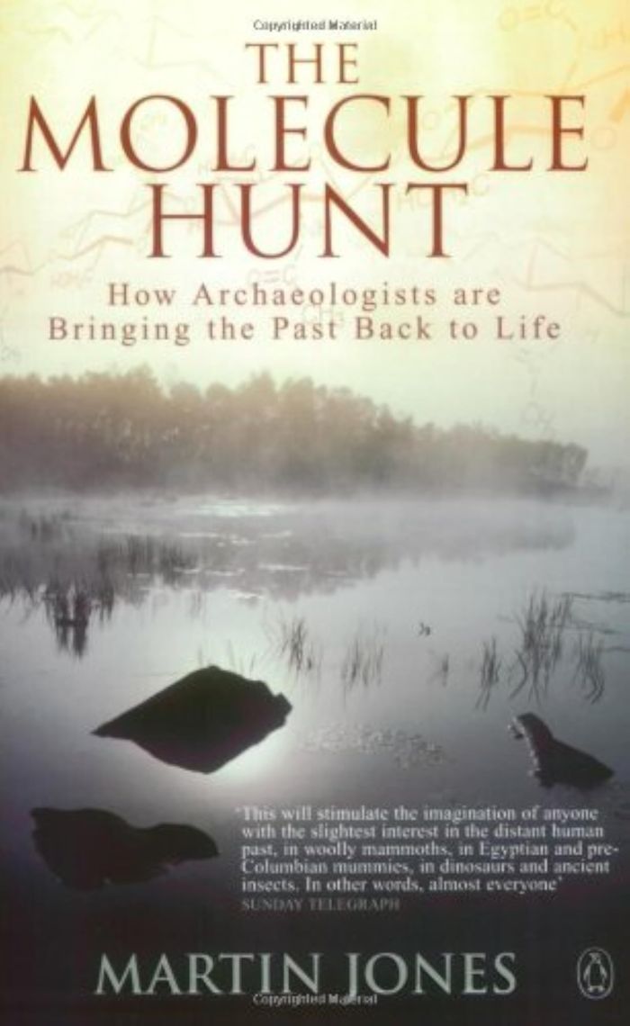 Couverture du livre « THE MOLECULE HUNT: HOW ARCHAEOLOGISTS ARE BRINGING THE PAST BACK TO LIFE » de Martin Jones, librairie Les Contes Infusés à Corte