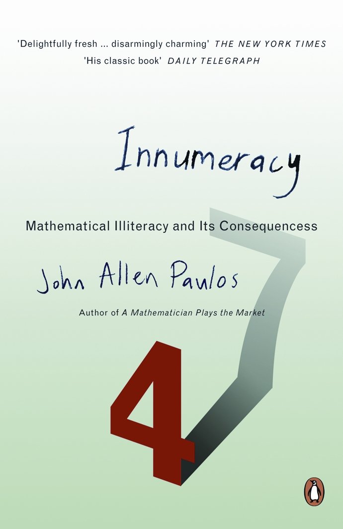 Couverture du livre « INNUMERACY - MATHEMATICAL ILLITERACY AND ITS CONSEQUENCES », librairie Les Contes Infusés à Corte
