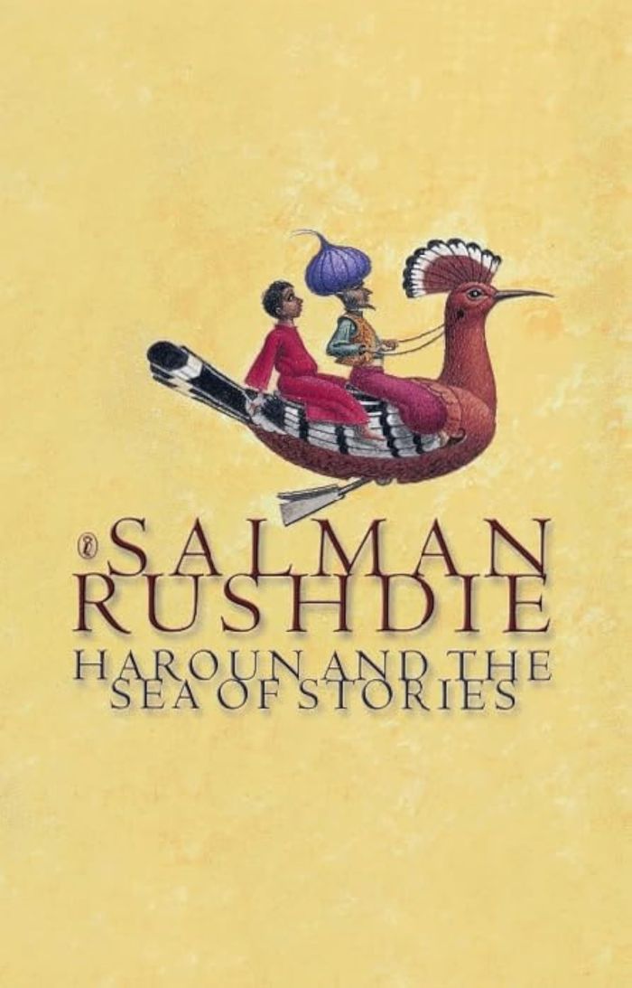 Couverture du livre « HAROUN AND THE SEA OF STORIES » de Salman Rushdie, librairie Les Contes Infusés à Corte