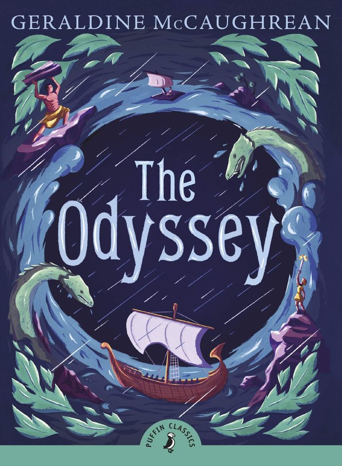Couverture du livre « PUFFIN CLASSICS - THE ODYSSEY » de G. Mccaughrean, librairie Les Contes Infusés à Corte