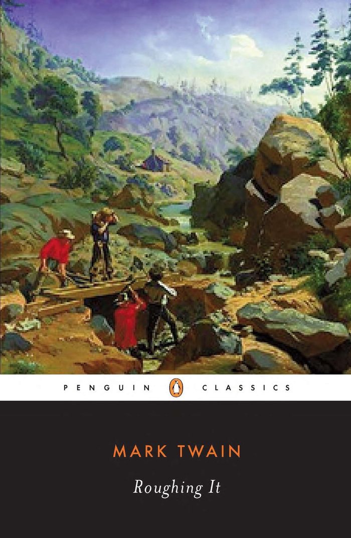 Couverture du livre « ROUGHING IT » de Twain/hill, librairie Les Contes Infusés à Corte