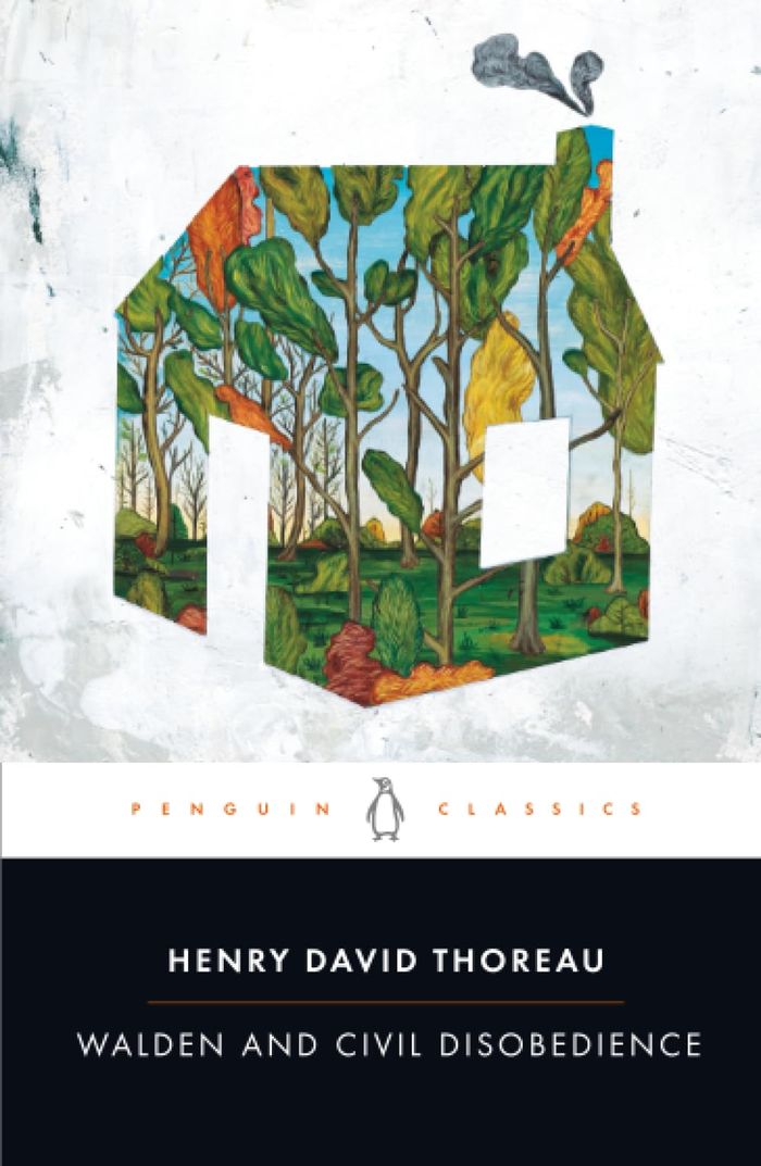 Couverture du livre « WALDEN AND CIVIL DISOBEDIENCE » de Thoreau/meyer, librairie Les Contes Infusés à Corte