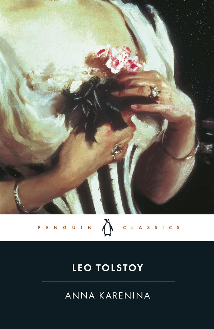 Couverture du livre « ANNA KARENINA » de Tolstoy/pevear, librairie Les Contes Infusés à Corte