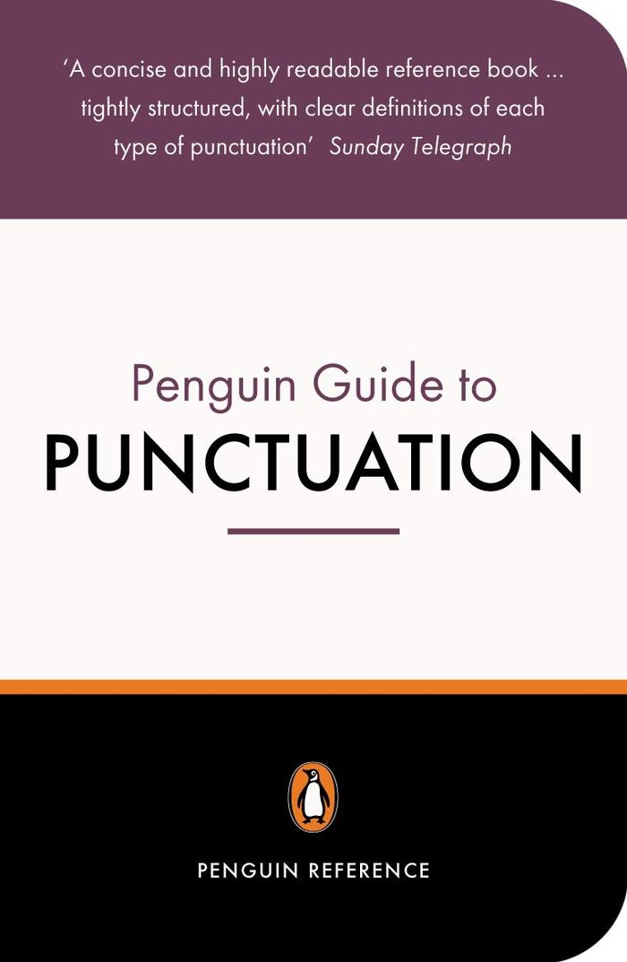 Couverture du livre « THE PENGUIN GUIDE TO PUNCTUATION », librairie Les Contes Infusés à Corte