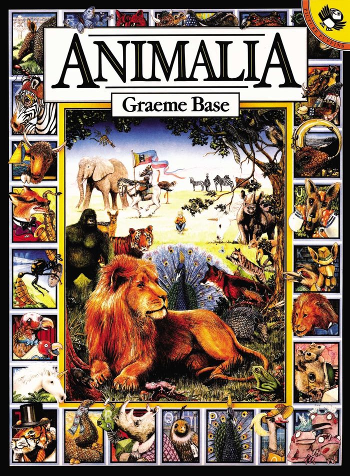 Couverture du livre « ANIMALIA » de Graeme Base, librairie Les Contes Infusés à Corte