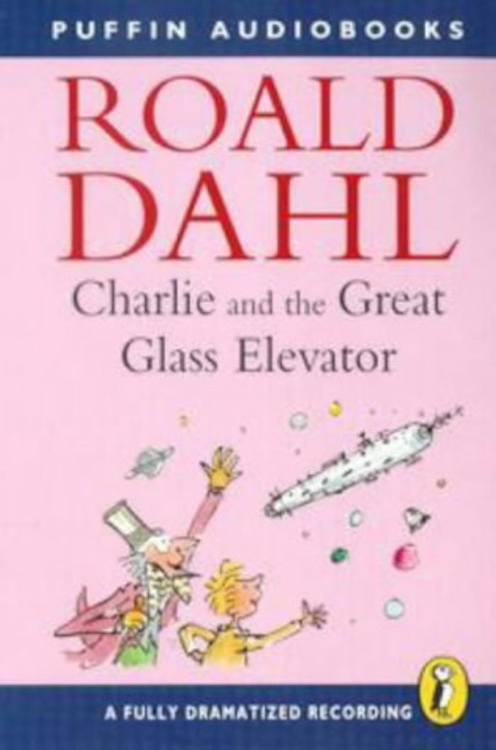 Couverture du livre « CHARLIE AND THE GREAT GLASS ELEVATOR (ABD) » de Roald Dahl, librairie Les Contes Infusés à Corte