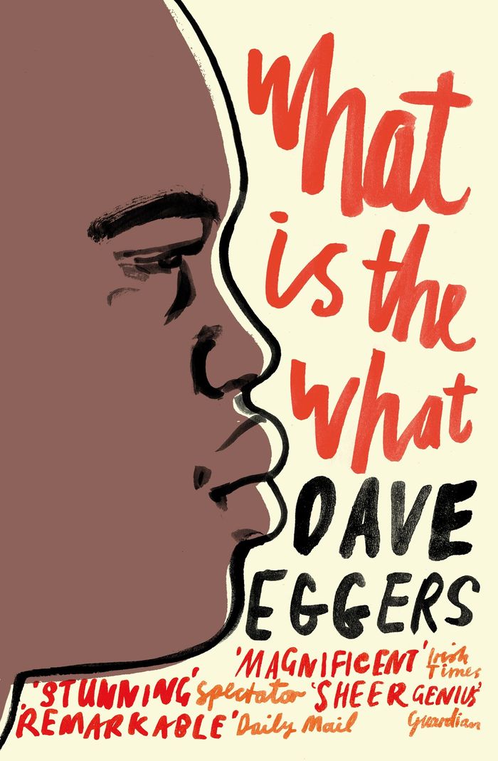 Couverture du livre « WHAT IS THE WHAT » de Dave Eggers, librairie Les Contes Infusés à Corte