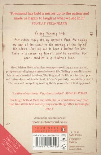 Quatrième de couverture de « THE SECRET DIARY OF ADRIAN MOLE AGED 13 3/4 - ADRIAN MOLE BOOK 1 »