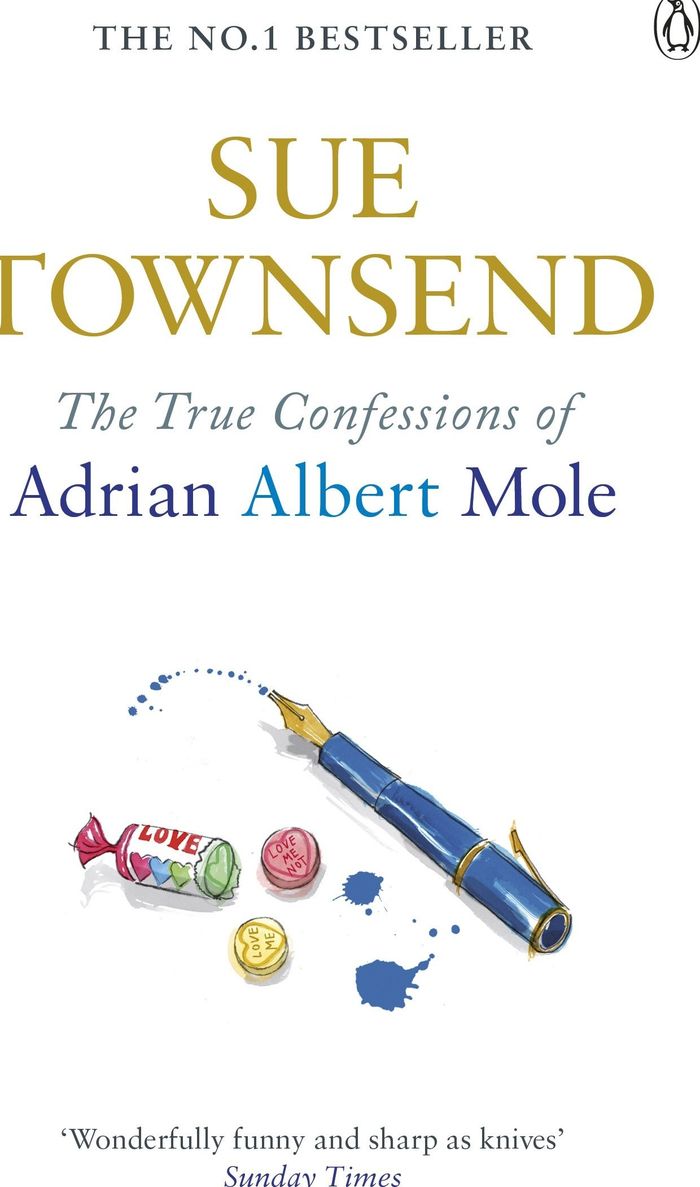 Couverture du livre « THE TRUE CONFESSIONS OF ADRIAN ABERT MOLE » de Townsend, Sue, librairie Les Contes Infusés à Corte