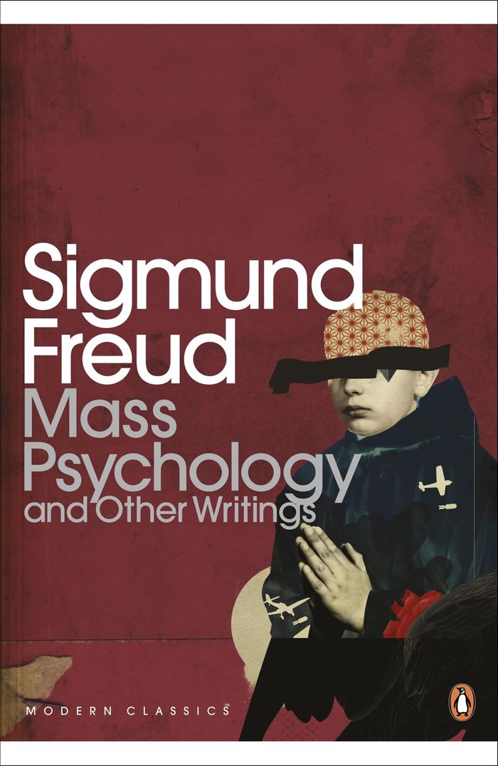 Couverture du livre « PENGUIN MODERN CLASSICS - MASS PSYCHOLOGY » de Sigmund Freud, librairie Les Contes Infusés à Corte