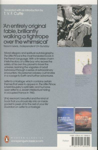 Quatrième de couverture de « PENGUIN MODERN CLASSICS - THE LITTLE PRINCE - AND LETTER TO A HOSTAGE »