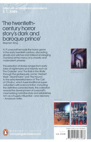 Quatrième de couverture de « THE CALL OF CTHULHU AND OTHER WEIRD STORIES »