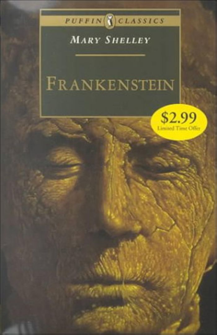Couverture du livre « FRANKENSTEIN: OR THE MODERN PROMETHEUS » de Mary Shelley, librairie Les Contes Infusés à Corte