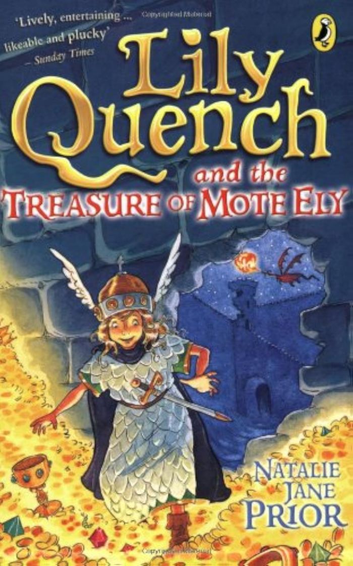 Couverture du livre « LILY QUENCH ET THE TREASURE OF MOTE ELY » de Prior Natalie Jane, librairie Les Contes Infusés à Corte
