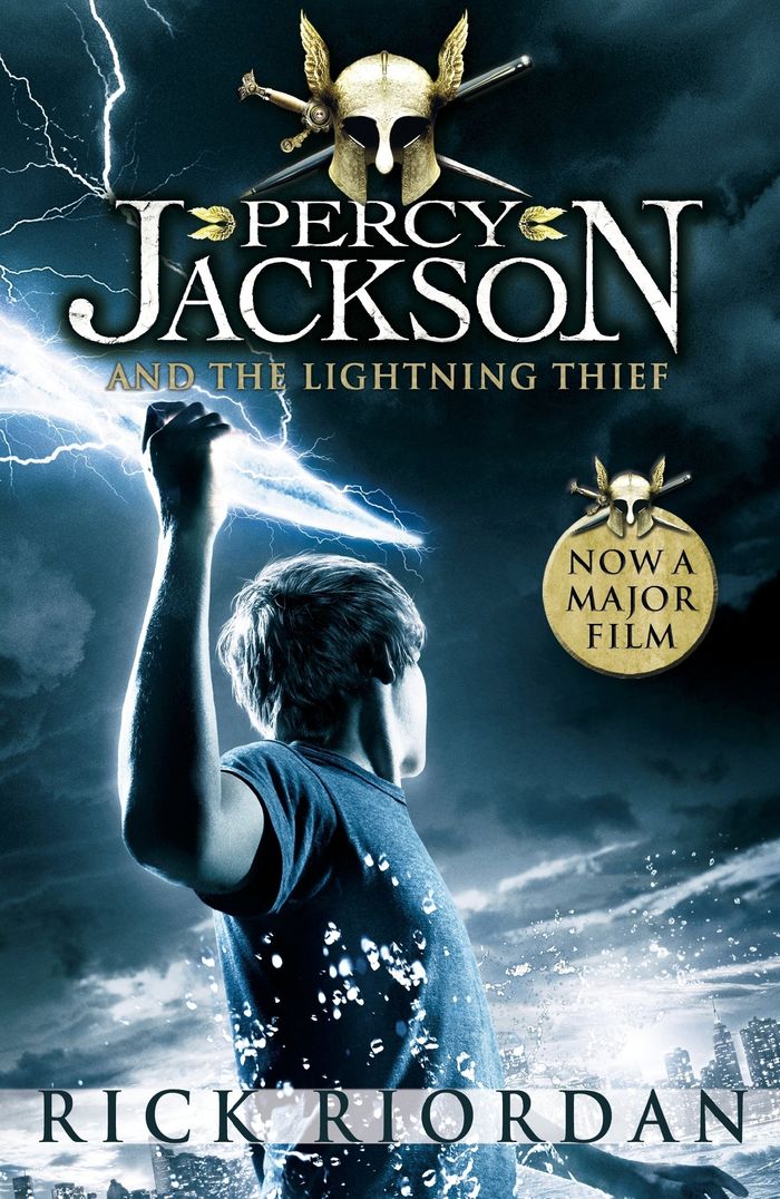 Couverture du livre « PERCY JACKSON AND THE LIGHTNING THIEF » de Riordan, Rick, Lewis, librairie Les Contes Infusés à Corte