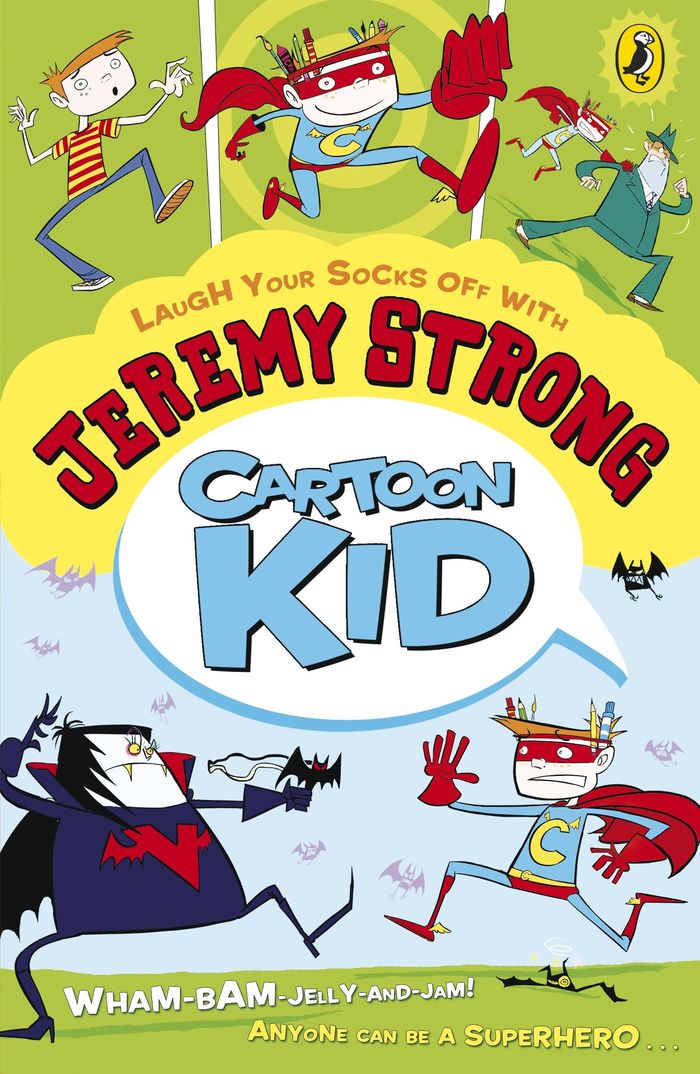 Couverture du livre « CARTOON KID » de Strong, Jeremy, librairie Les Contes Infusés à Corte