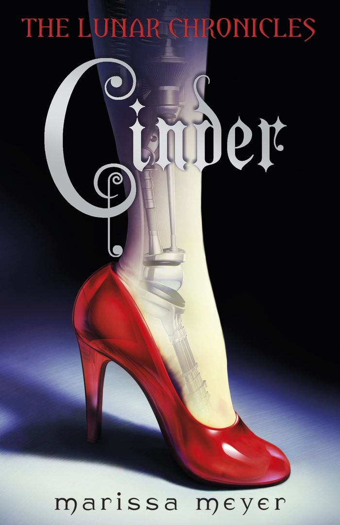 Couverture du livre « CINDER (THE LUNAR CHRONICLES BOOK 1) » de Marissa Meyer, librairie Les Contes Infusés à Corte