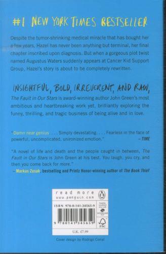 Quatrième de couverture de « THE FAULT IN OUR STARS »