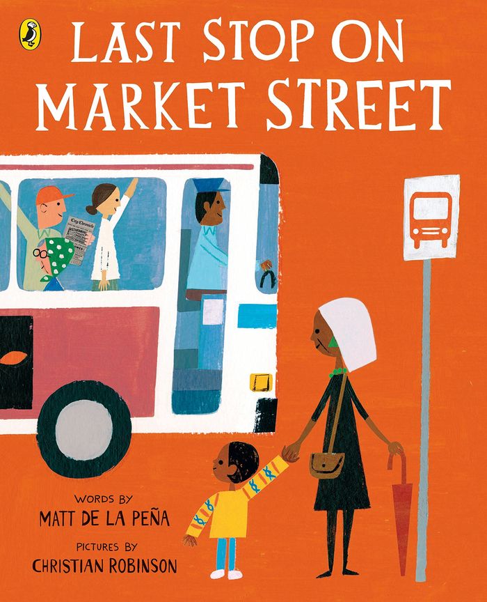 Couverture du livre « LAST STOP ON MARKET STREET » de De La Pena/robinson, librairie Les Contes Infusés à Corte