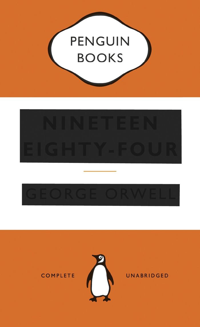 Couverture du livre « PENGUIN MODERN CLASSICS - NINETEEN EIGHTY-FOUR » de George Orwell, librairie Les Contes Infusés à Corte