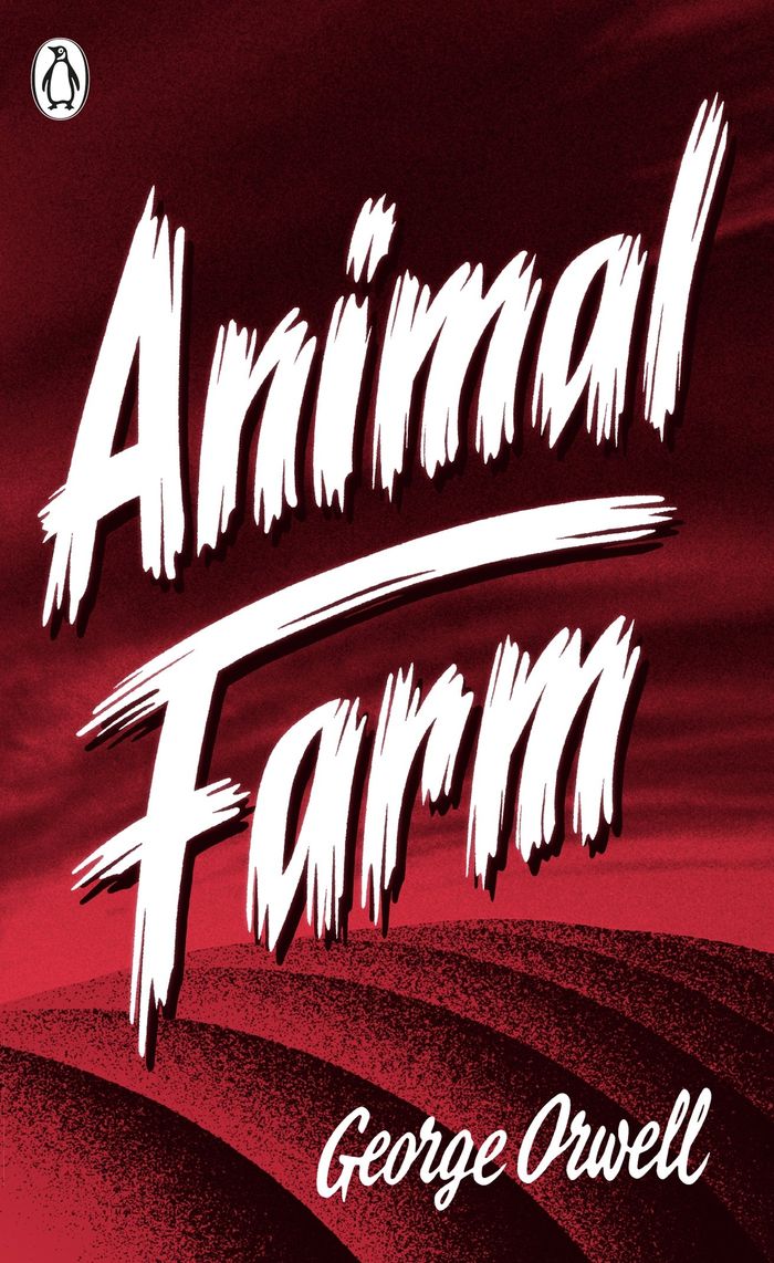 Couverture du livre « ANIMAL FARM » de Orwell/bradbury, librairie Les Contes Infusés à Corte