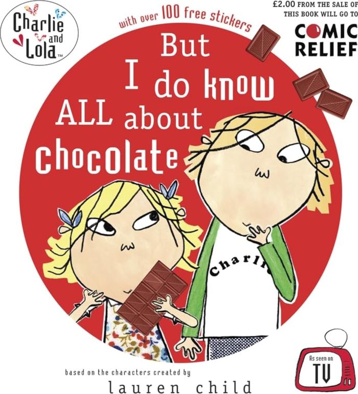 Couverture du livre « CHARLIE AND LOLA COMIC RELIEF BOOK » de Lauren Child, librairie Les Contes Infusés à Corte