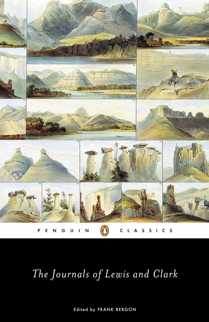 Couverture du livre « THE JOURNALS OF LEWIS AND CLARK » de Bergon, Frank, librairie Les Contes Infusés à Corte