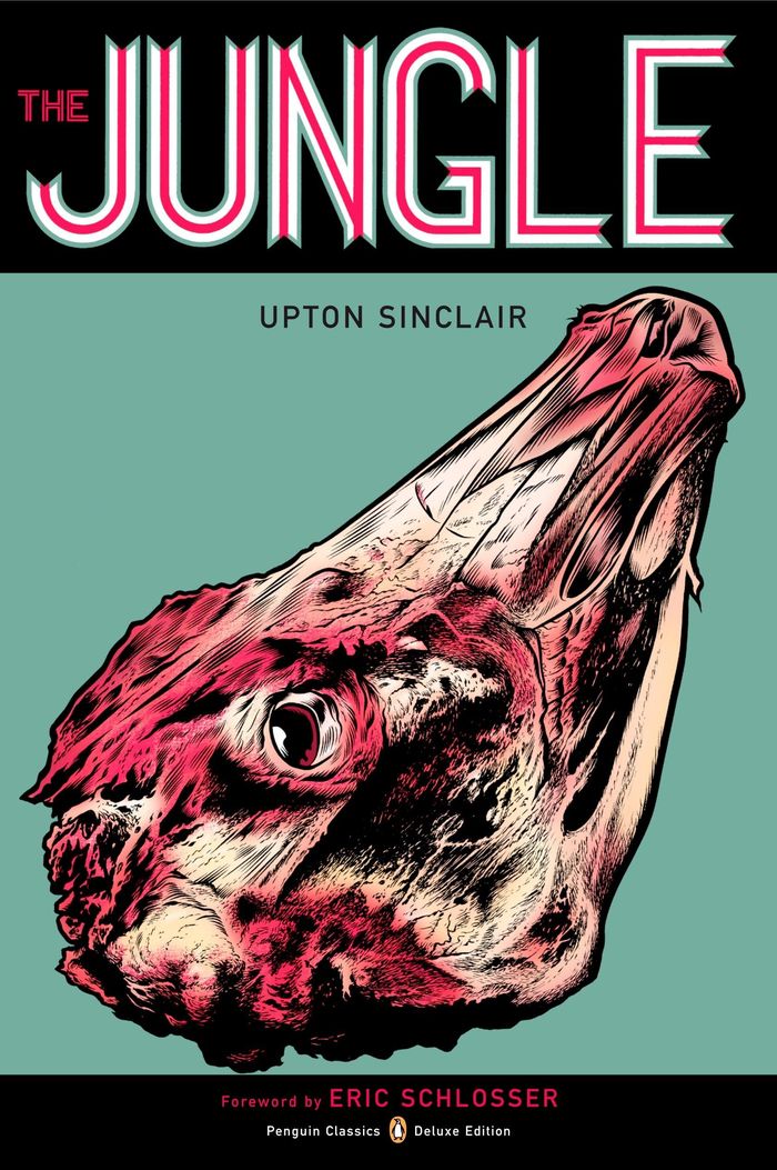Couverture du livre « PENGUIN CLASSICS DELUXE EDITION - THE JUNGLE - (PENGUIN CLASSICS DELUXE EDITION) » de Sinclair/schlosser, librairie Les Contes Infusés à Corte