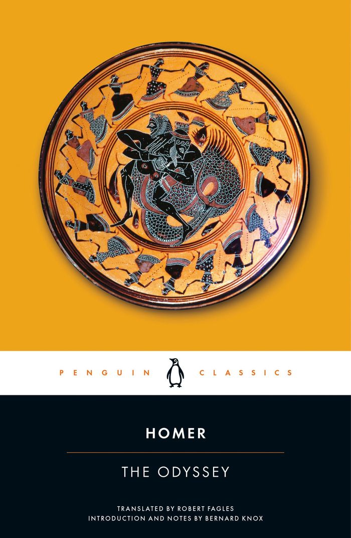 Couverture du livre « THE ODYSSEY » de Homer/knox, librairie Les Contes Infusés à Corte
