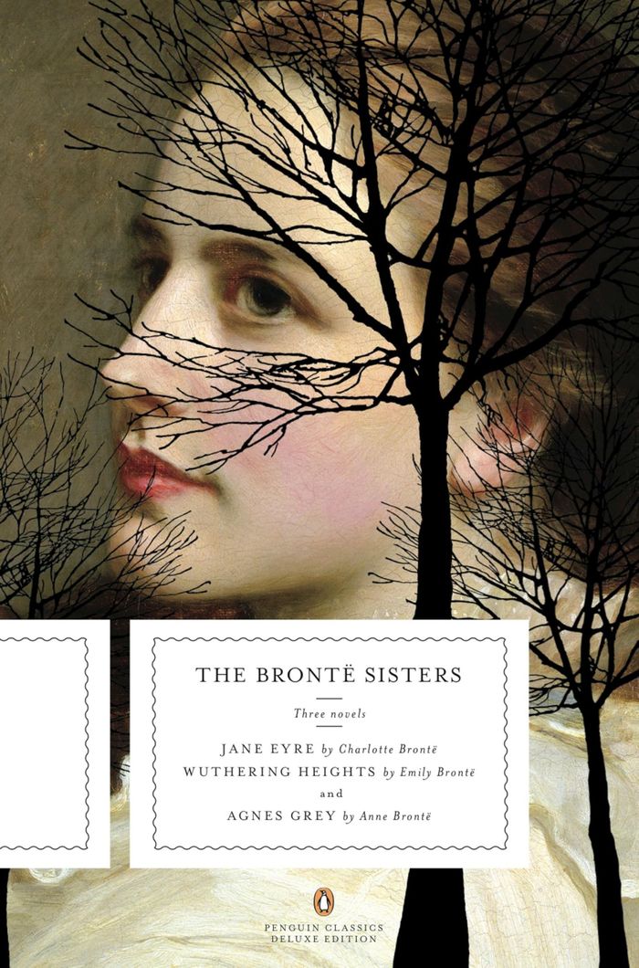 Couverture du livre « PENGUIN CLASSICS DELUXE EDITION - THE BRONTE SISTERS - THREE NOVELS: JANE EYRE; WUTHERING HEIGHTS; A » de Bronte, librairie Les Contes Infusés à Corte