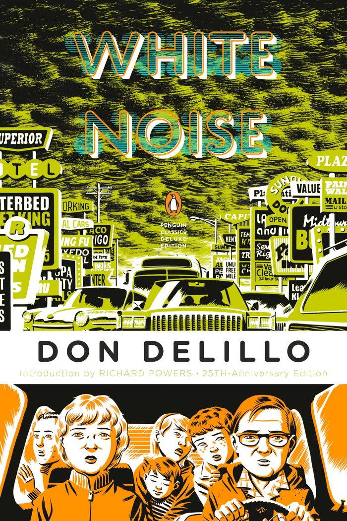 Couverture du livre « PENGUIN CLASSICS DELUXE EDITION - WHITE NOISE - (PENGUIN CLASSICS DELUXE EDITION) » de Delillo/powers, librairie Les Contes Infusés à Corte
