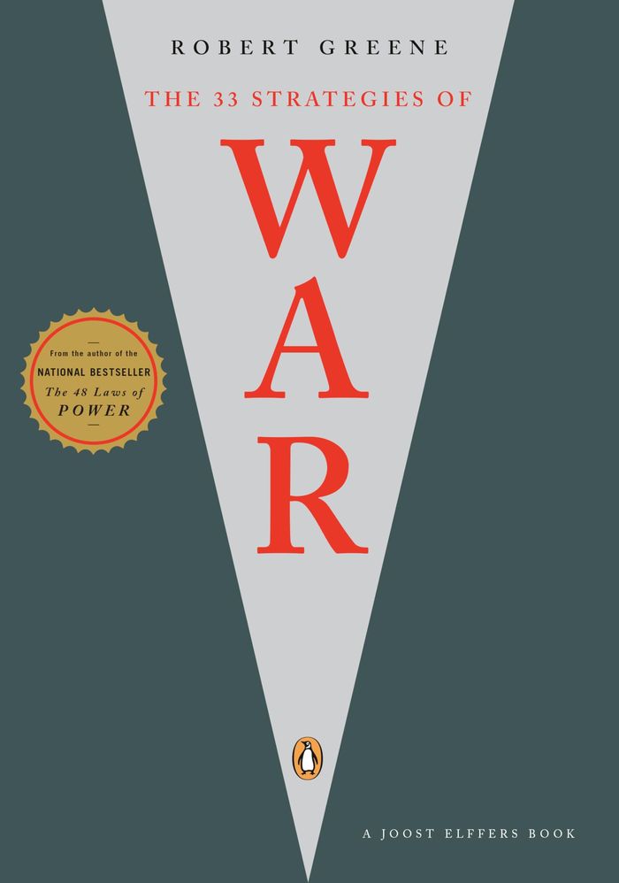 Couverture du livre « THE 33 STRATEGIES OF WAR » de Robert Greene, librairie Les Contes Infusés à Corte