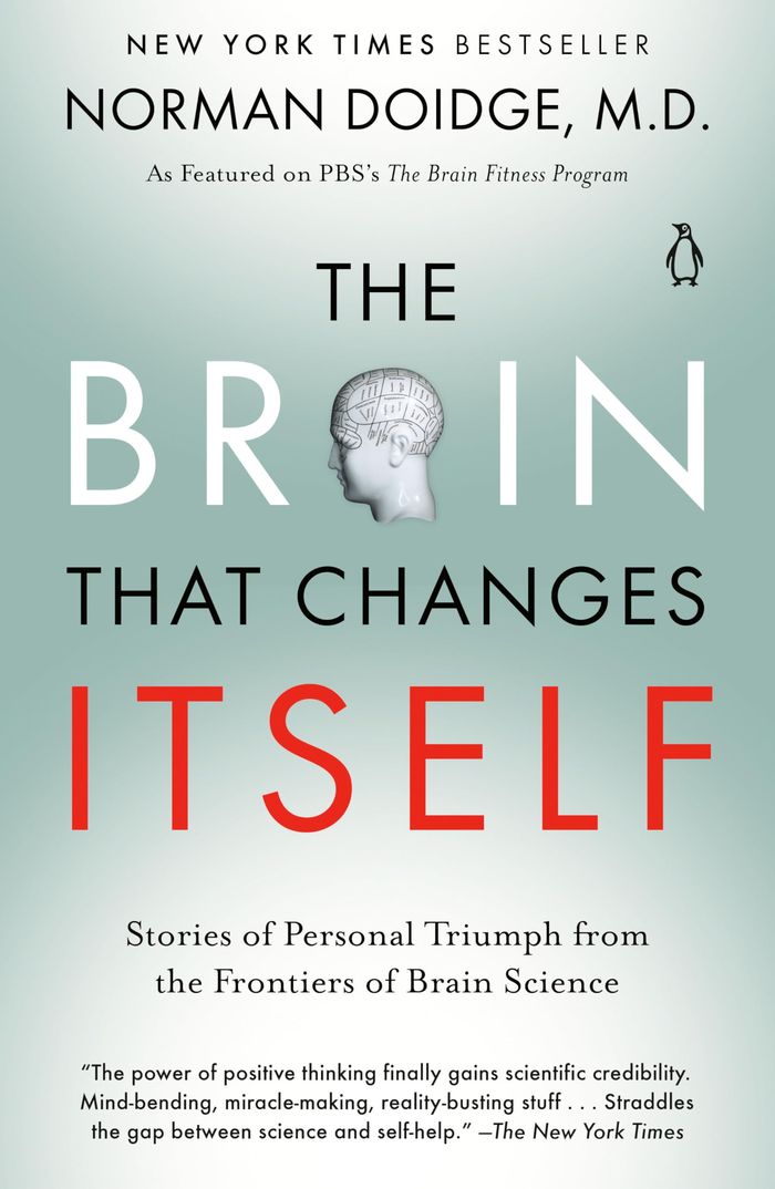 Couverture du livre « THE BRAIN THAT CHANGES ITSELF - STORIES OF PERSONAL TRIUMPH FROM THE FRONTIERS OF BRAIN SCIENCE » de Norman Doidge, librairie Les Contes Infusés à Corte