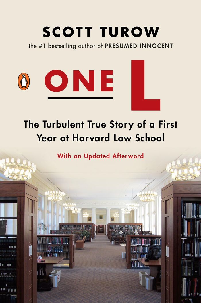 Couverture du livre « ONE L - THE TURBULENT TRUE STORY OF A FIRST YEAR AT HARVARD LAW SCHOOL » de Scott Turow, librairie Les Contes Infusés à Corte