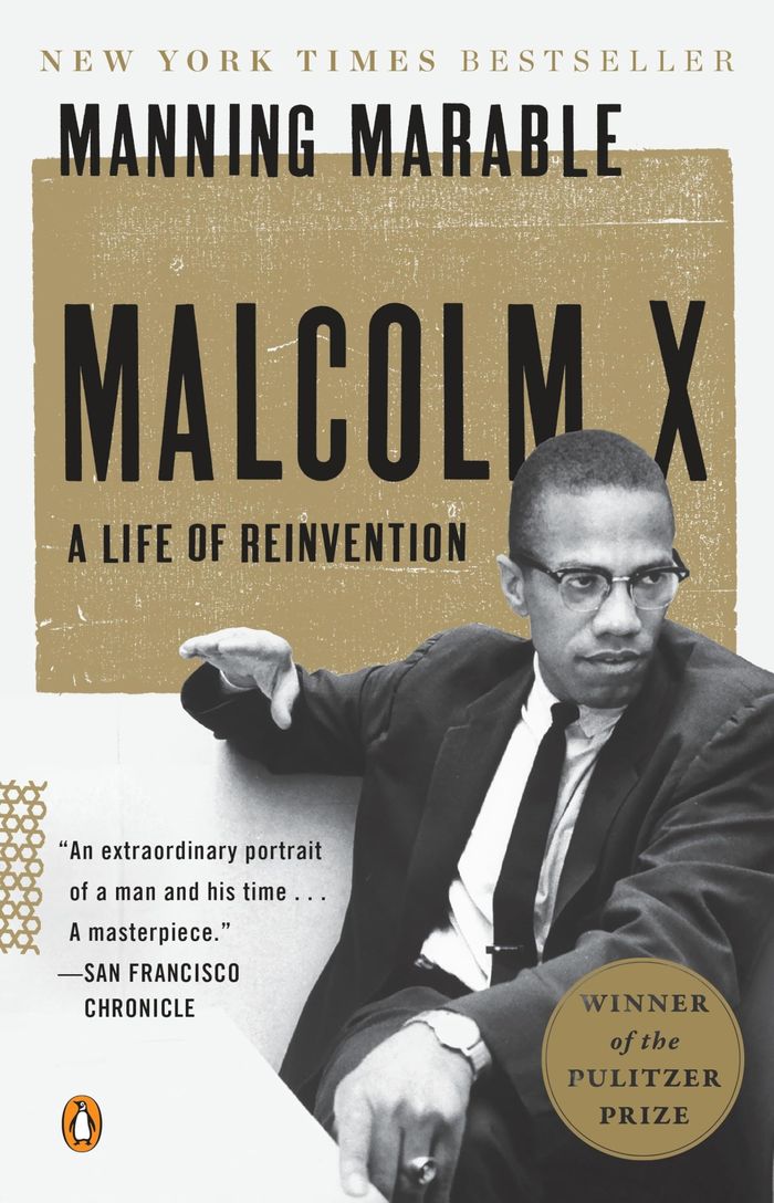 Couverture du livre « MALCOLM X - A LIFE OF REINVENTION (PULITZER PRIZE WINNER) », librairie Les Contes Infusés à Corte