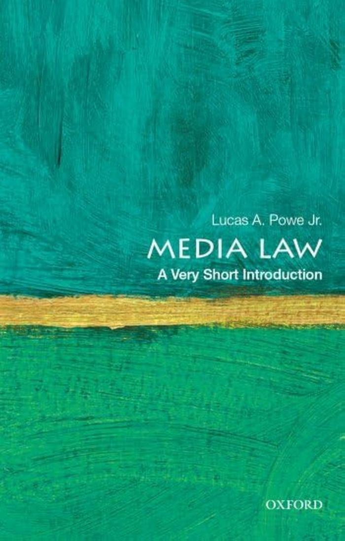 Couverture du livre « VERY SHORT INTRODUCTIONS - MEDIA LAW: A VERY SHORT INTRODUCTION » de Powe Lucas A., librairie Les Contes Infusés à Corte