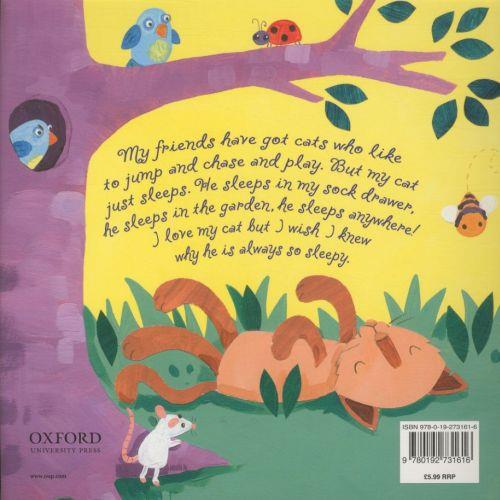 Quatrième de couverture de « MY CAT JUST SLEEPS »