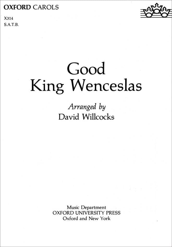 Couverture du livre « GOOD KING WENCESLAS CHANT » de Willcocks David, librairie Les Contes Infusés à Corte