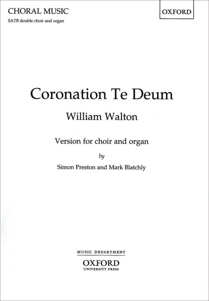 Couverture du livre « CORONATION TE DEUM CHANT », librairie Les Contes Infusés à Corte