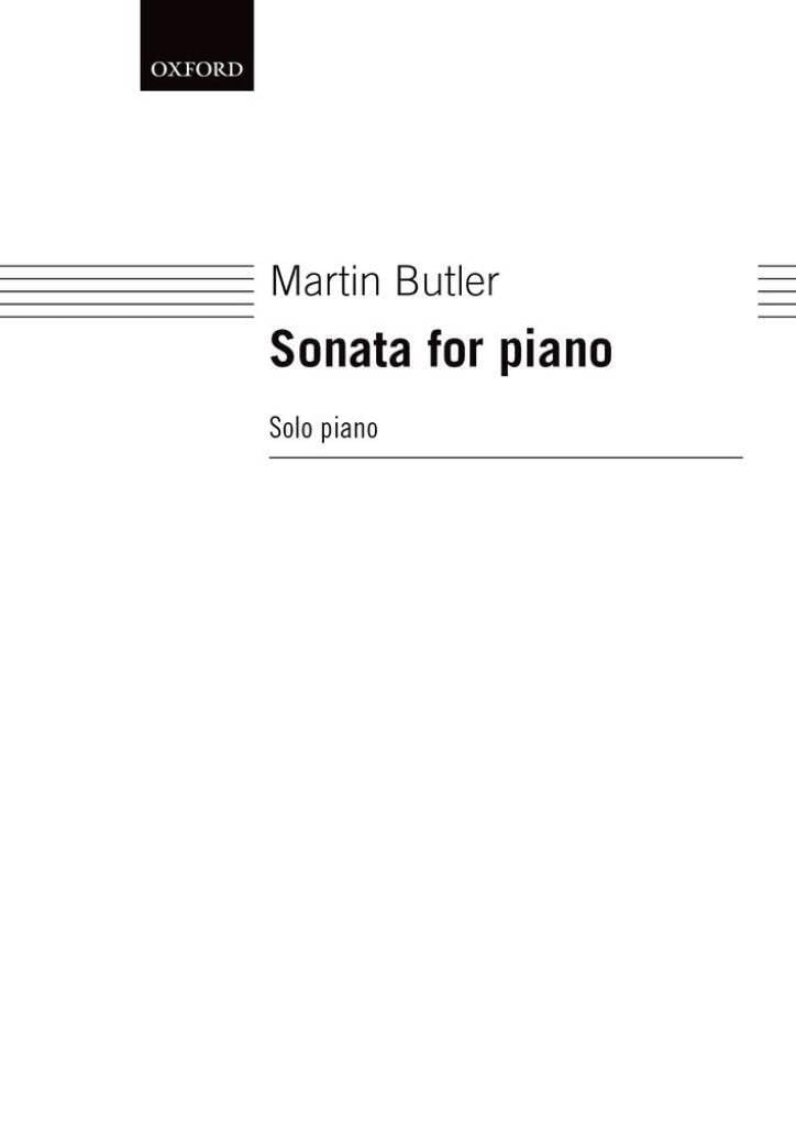 Couverture du livre « SONATA FOR PIANO PIANO » de Butler Martin, librairie Les Contes Infusés à Corte
