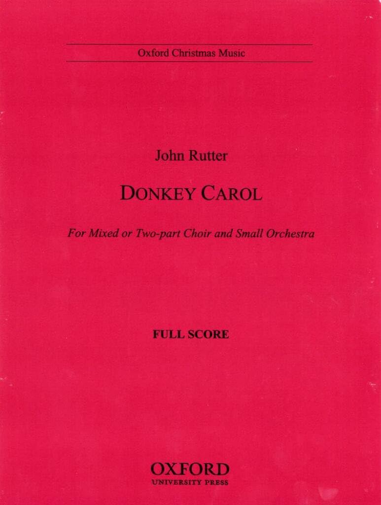 Couverture du livre « DONKEY CAROL CHORALE » de Auteurs Divers, librairie Les Contes Infusés à Corte