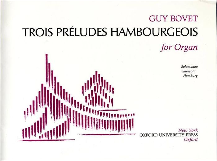 Couverture du livre « TROIS PRELUDES HAMBOURGEOIS » de Bovet Guy, librairie Les Contes Infusés à Corte